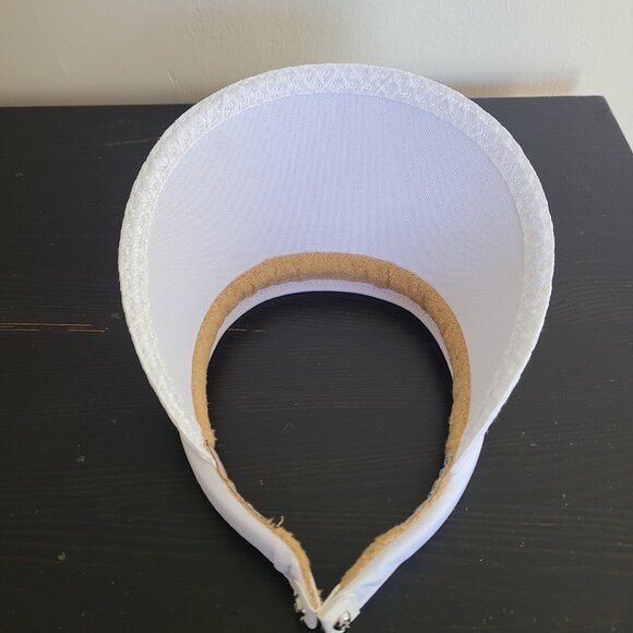 Eric Javits White Bradfield Squishee Visor UPF 50+ - Picture 2 of 5